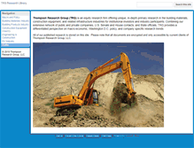 Tablet Screenshot of library.thompsonresearchgroup.com